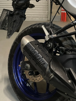 YAMAHA MT-25 EGZOZ KORUMA KAPAĞI